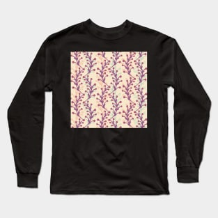 Pattern with plants Long Sleeve T-Shirt